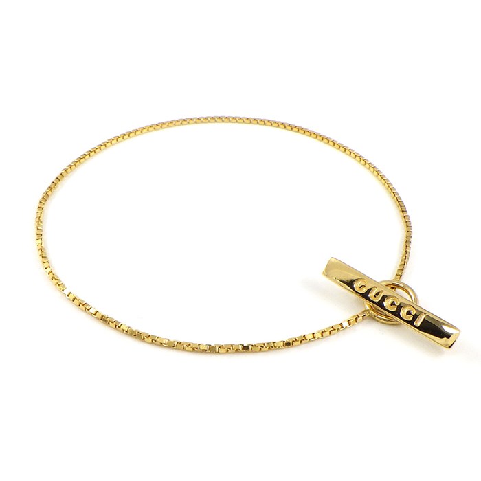 楽天市場】グッチ GUCCI ブレスレット ラリエット ラリアット ロゴ