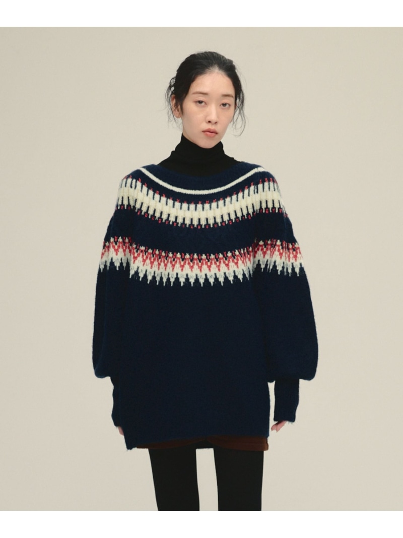 楽天市場】【SALE／30%OFF】3G Fair Isle Pullover eL ジーナシス