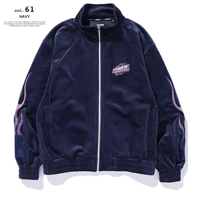 楽天市場】【 XLARGE エクストララージ 】 VELOUR TRACK JACKET ベロア