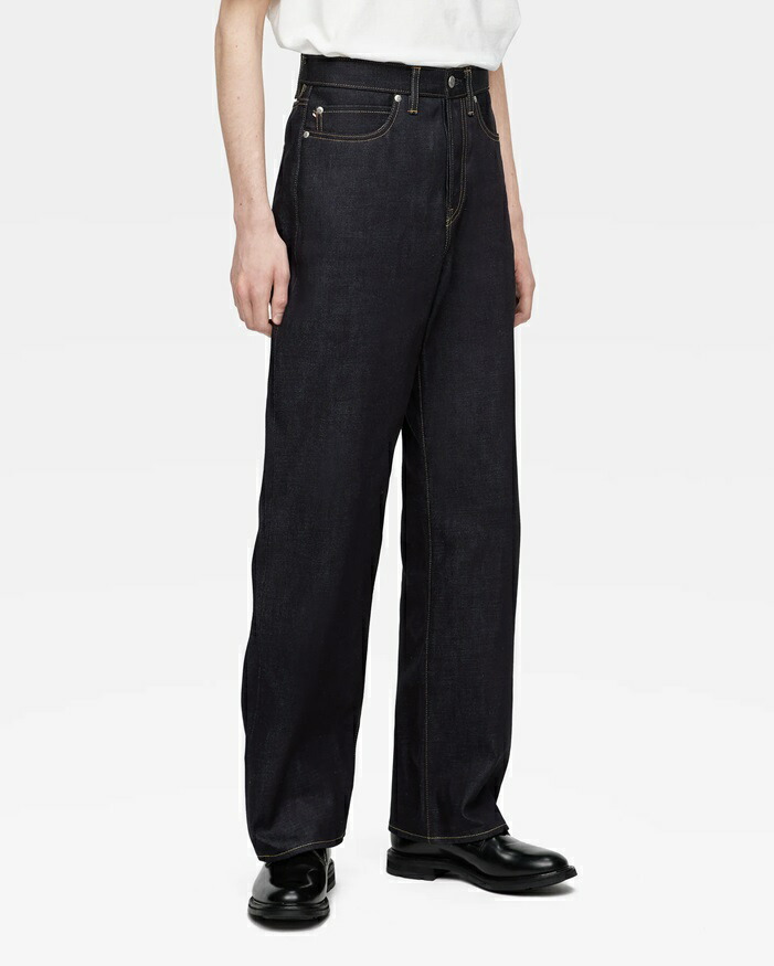 楽天市場】桃太郎ジーンズ ワイド 太め ストレート デニム パンツ