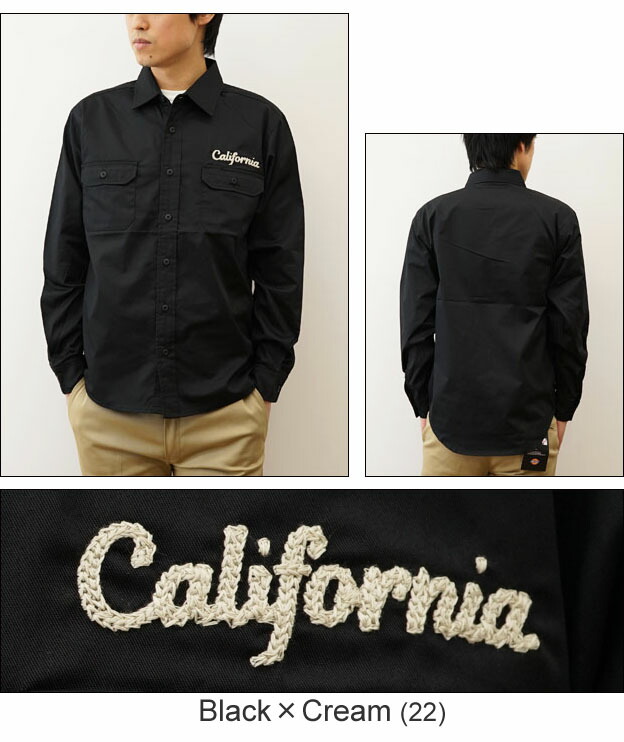 楽天市場】（長袖ワークシャツ） オリジナル California チェーン