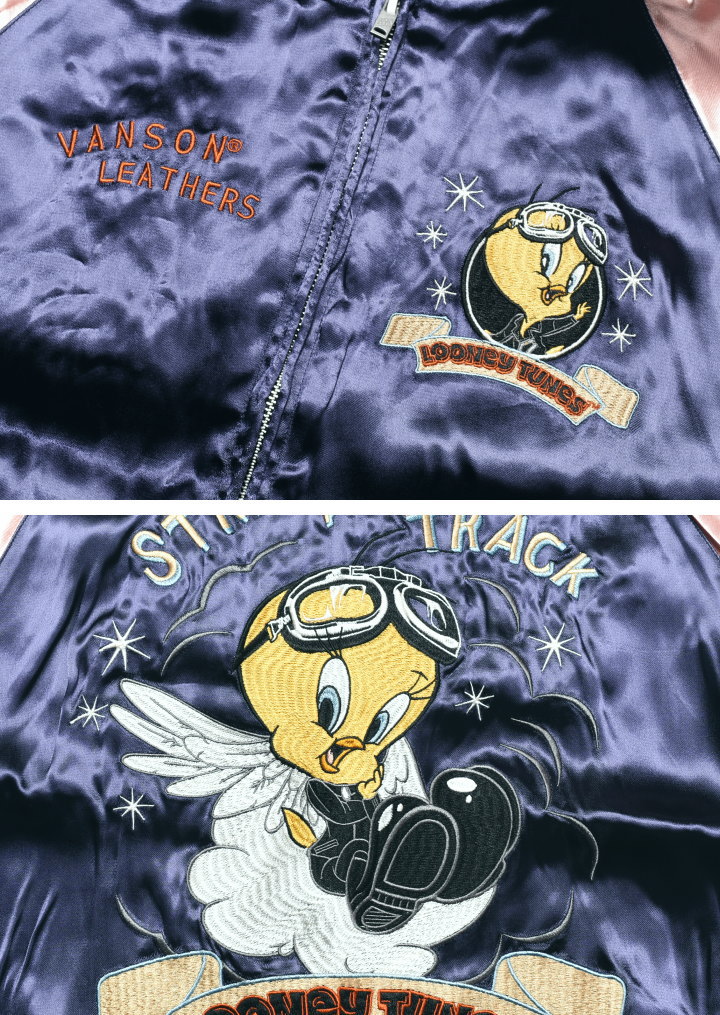 楽天市場】バンソン VANSON × ルーニーテューンズ コラボ スカジャン