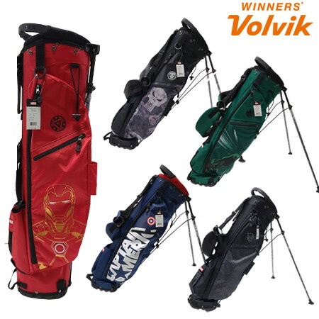 楽天市場】ボルビック Volvik マーベル キャディバッグ 3分割 MARVEL
