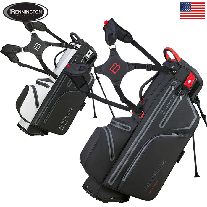 楽天市場】BENNINGTON ベニントン スタンド キャディバッグ CLIPPO 14