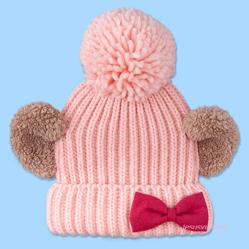 楽天市場】シェリーメイ ニットキャップ ピンク ニット帽 帽子