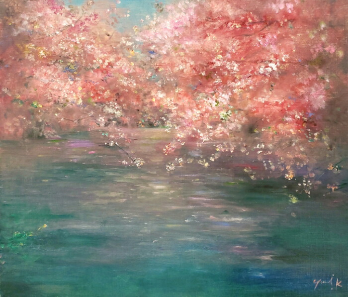 楽天市場】絵画 「Close to you 〜 春」2024 油彩画 油絵 原画 風景画