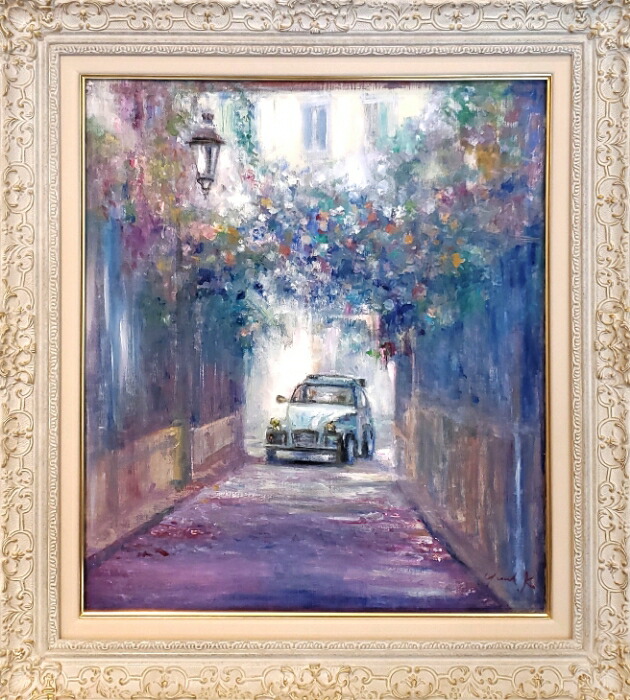 油絵 菅家令子 絵 絵画インテリア F6-G282023 風景 祈り 希望 奇跡