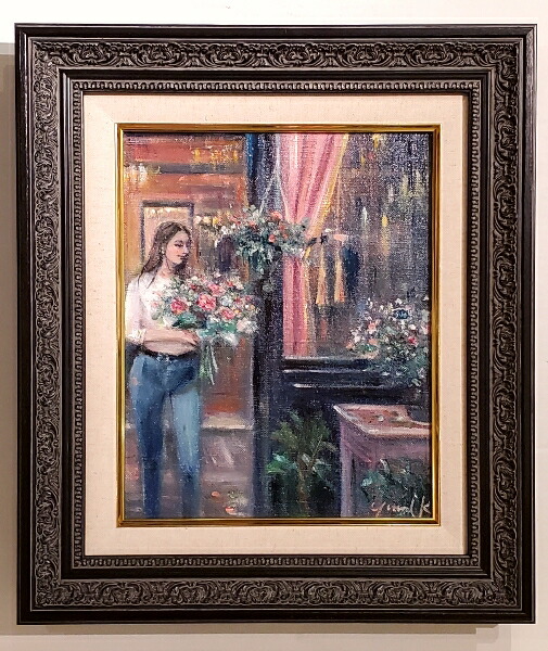 楽天市場】絵画 「Vocation 〜 天職」 油彩画 油絵 F3 額付き Yumi