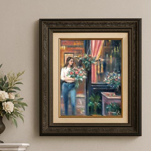 楽天市場】絵画 「Vocation 〜 天職」 油彩画 油絵 F3 額付き Yumi