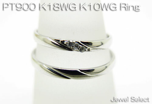 楽天市場】K18WG ホワイトゴールド K10WG PT900 プラチナ ダイヤモンド
