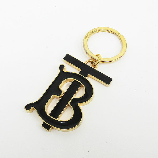 楽天市場】BURBERRY(バーバリー) キーホルダー/キーリング チャーム 黒