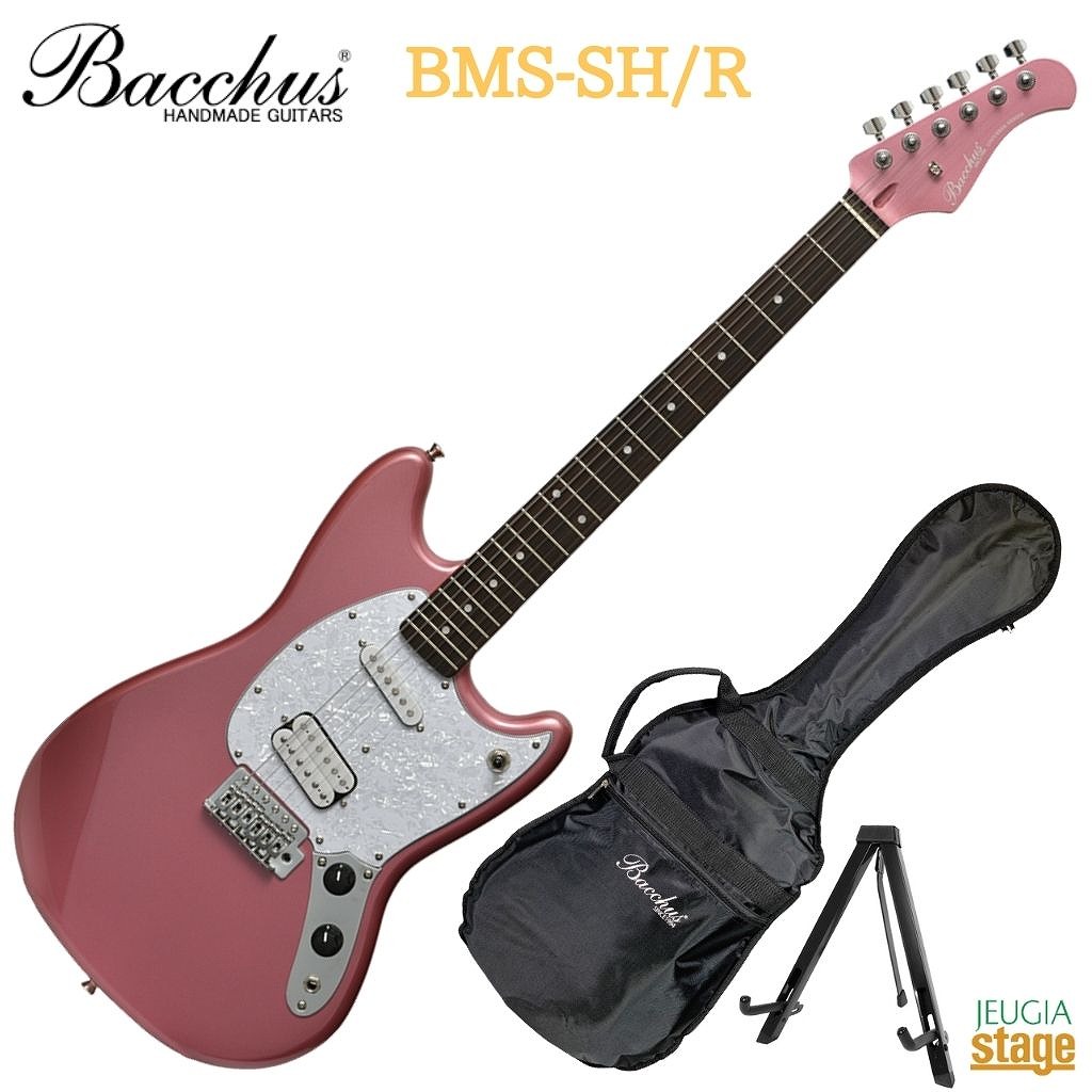 楽天市場】Bacchus BMS-SH/R BGM-MHバッカス エレキギター ムスタング