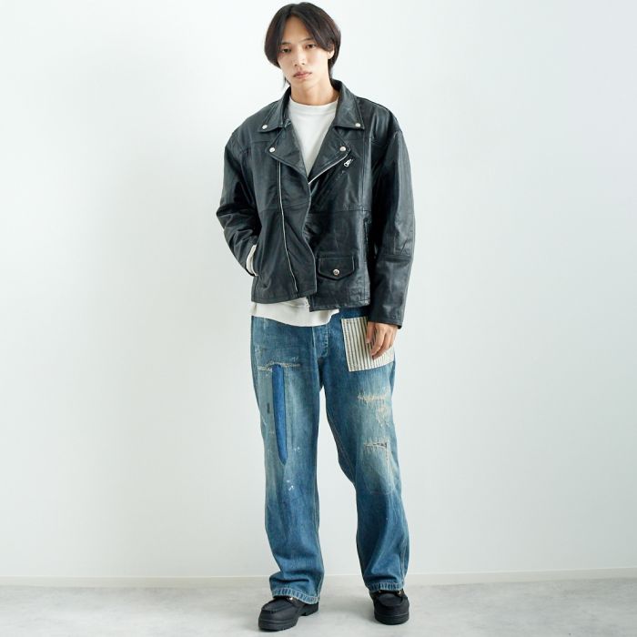 楽天市場】【送料無料】 yoused ユーズド 別注 ライダースジャケット