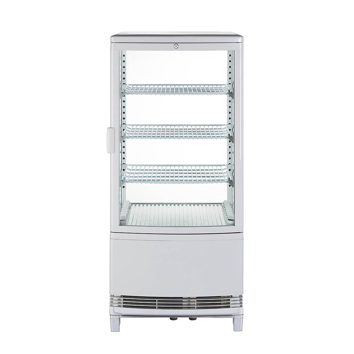 楽天市場】【2月目玉商品！】 80L 白 4面ガラス 冷蔵ショーケース