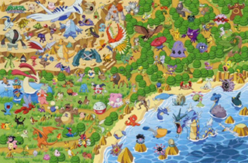 楽天市場】500ラージピースジグソーパズル ポケモン広場 《廃番商品