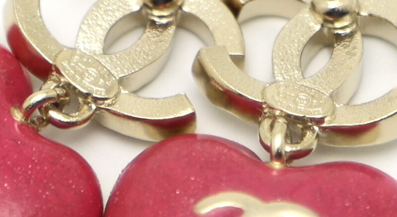 楽天市場】【楠本質店/元住吉】シャネル ココマーク&ハート ピアス