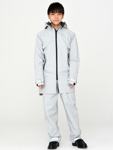 楽天市場】通学用レインスーツ上下セット ストレッチレインジョイ 男女