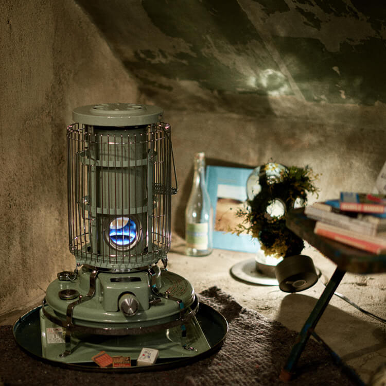 おまめさん専用です。ブルーフレームヒーター BF3902 グリーン色