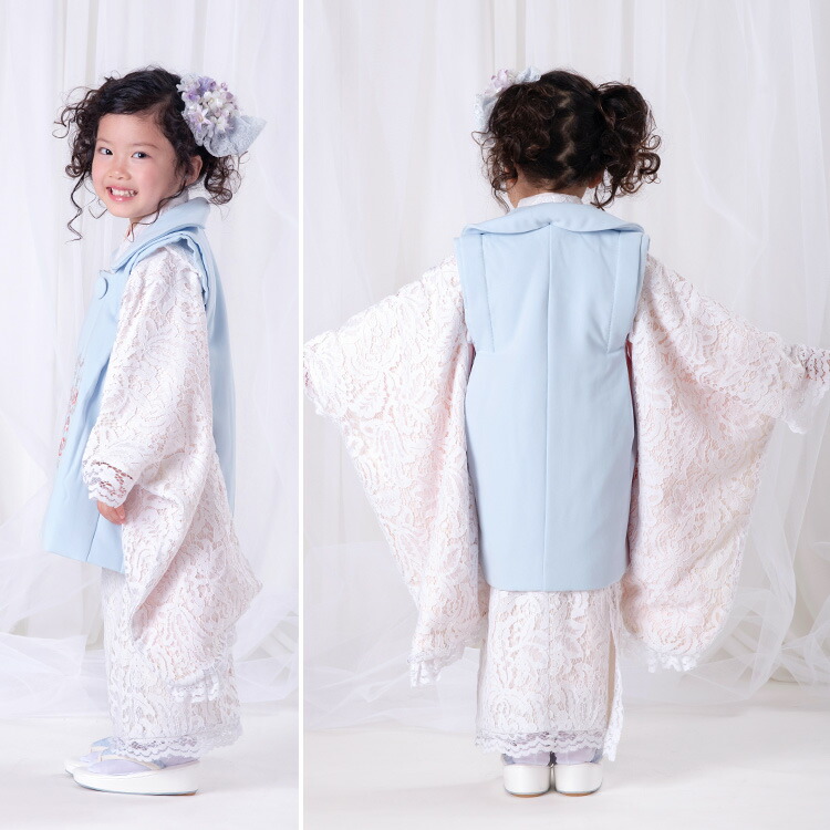 yuuka♡レース被布着物セット 楽天市場】七五三 着物 3歳 被布セット