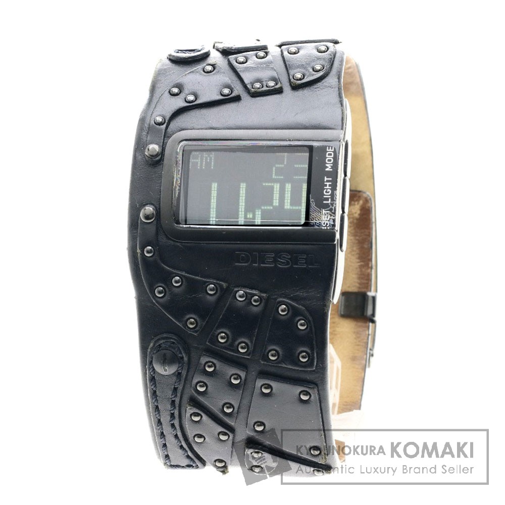 楽天市場】DIESEL DZ7066 腕時計 ステンレススチール/レザー メンズ