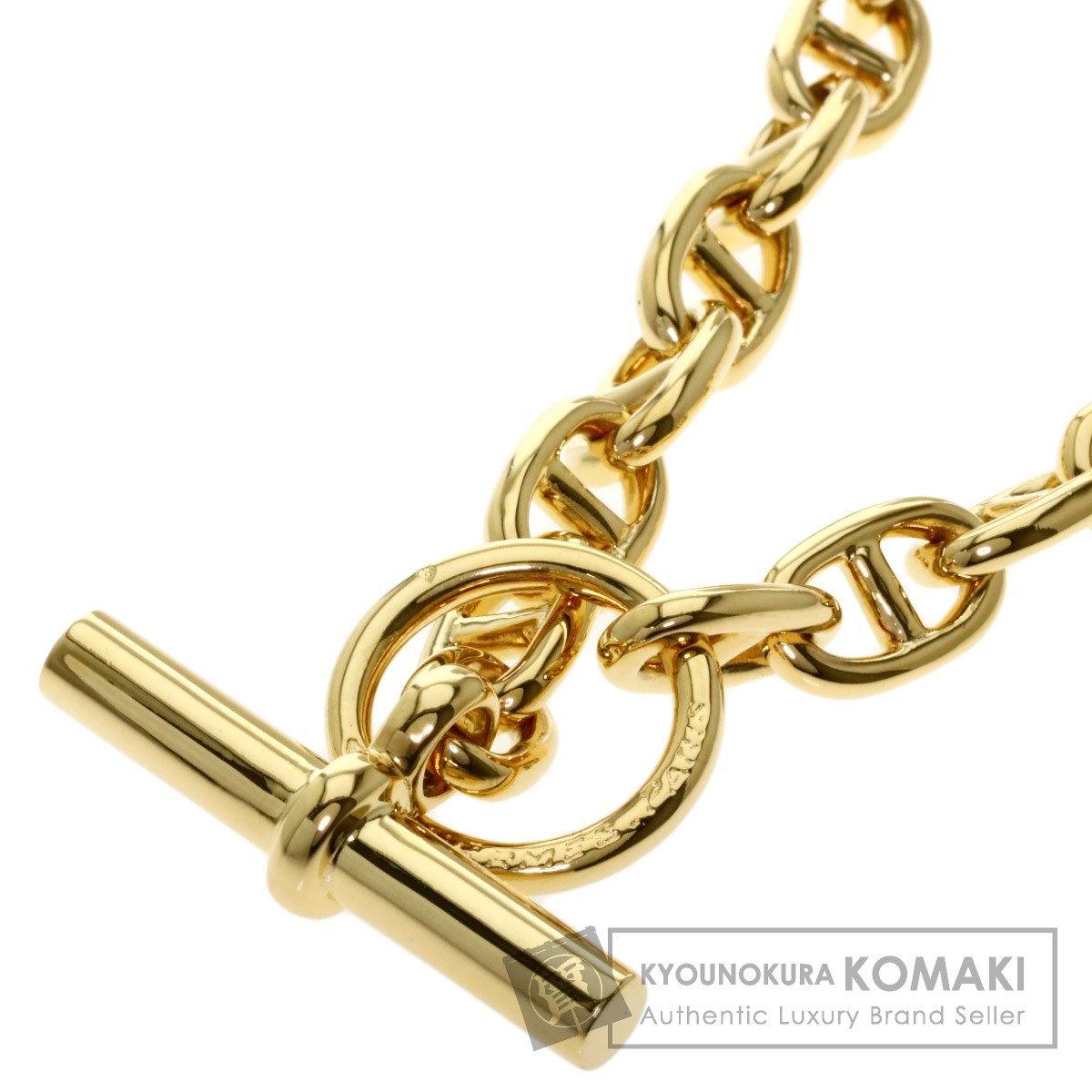 楽天市場】エルメス シェーヌダンクル ネックレス K18イエローゴールド
