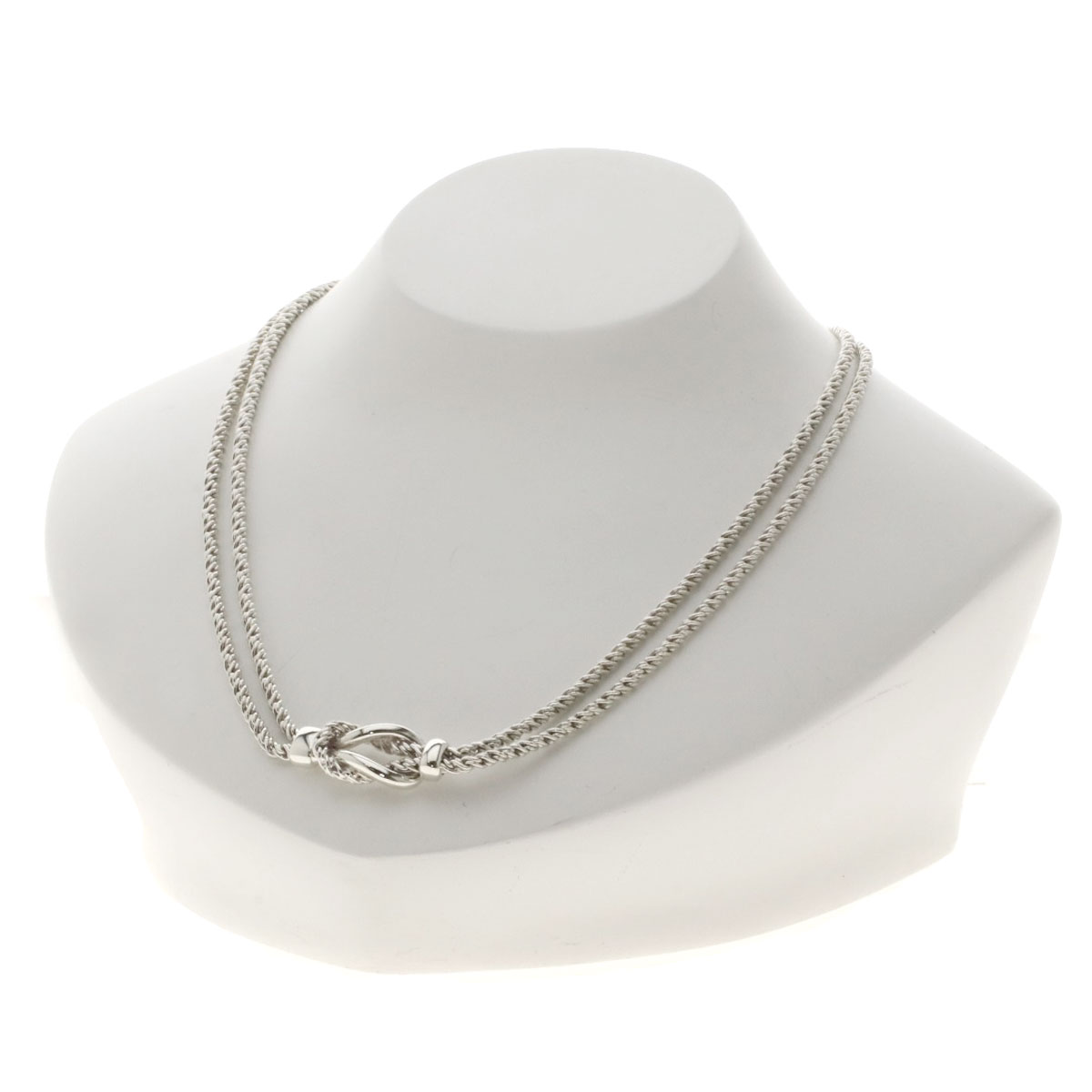 楽天市場】ティファニー ダブルロープセンターノット ネックレス