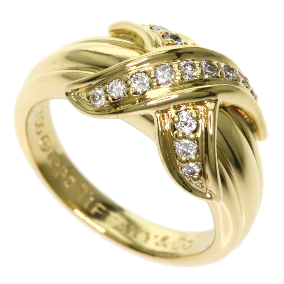 楽天市場】ティファニー Xバンド シグネチャー ダイヤモンド リング