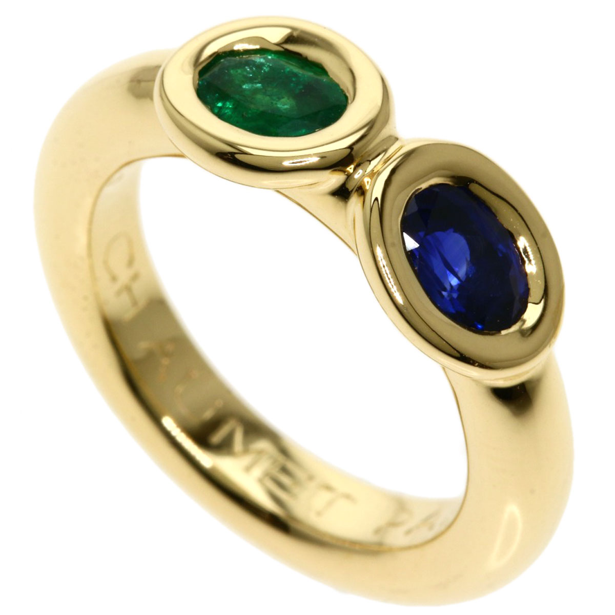 楽天市場】ショーメ エメラルド ダイヤモンド リング・指輪 K18