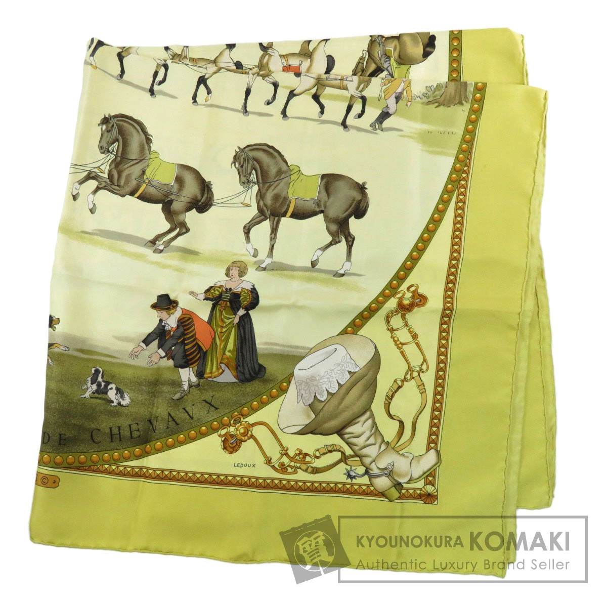 楽天市場】エルメス カレ90 馬 スカーフ シルク レディース 【中古