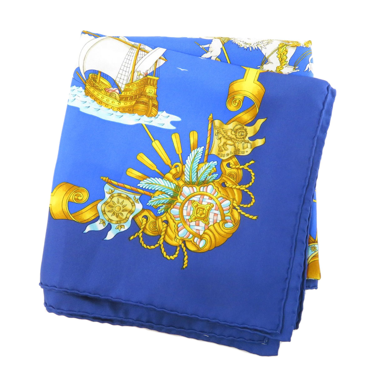 楽天市場】エルメス カレ90 VOILES DE LUMIERE 光の帆船 スカーフ