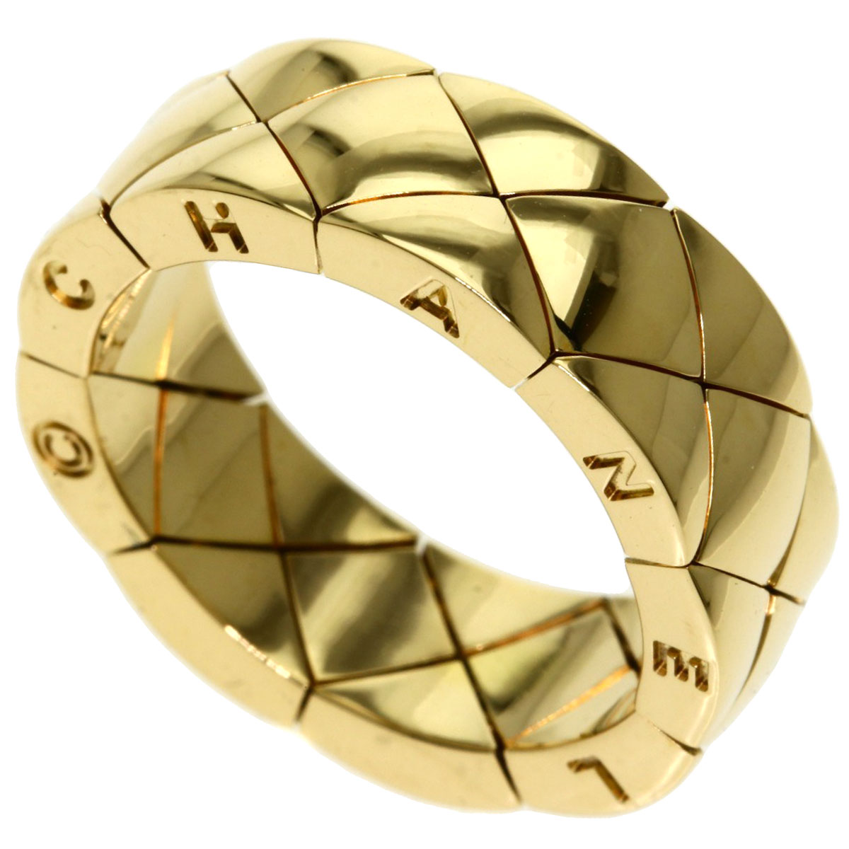 楽天市場】シャネル マトラッセ #53 リング・指輪 K18イエローゴールド