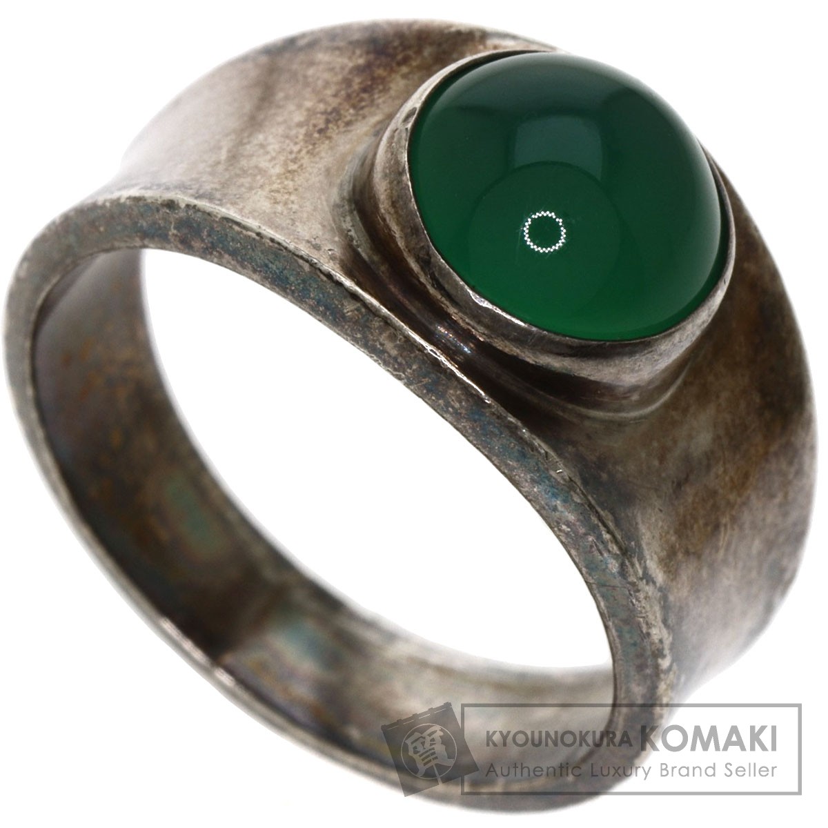 楽天市場】ジョージジェンセン NO124 グリーンアゲート リング・指輪