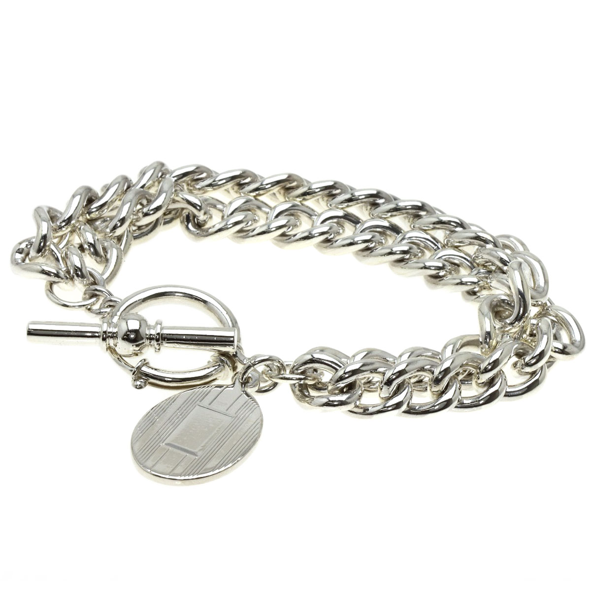 楽天市場】ラルフローレン オーバル タグ 2連 ブレスレット シルバー