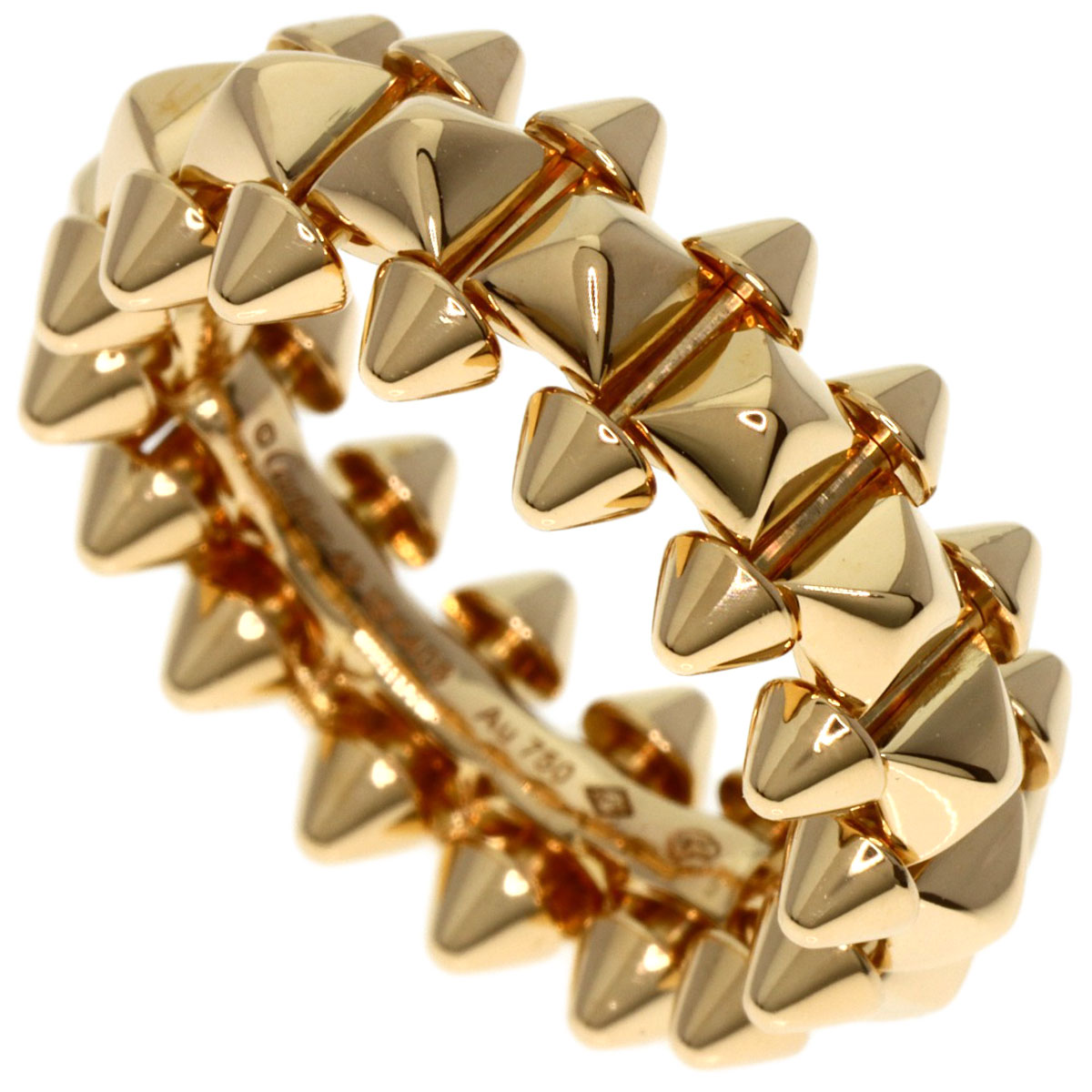 楽天市場】カルティエ クラッシュ ドゥ カルティエ MM #49 リング