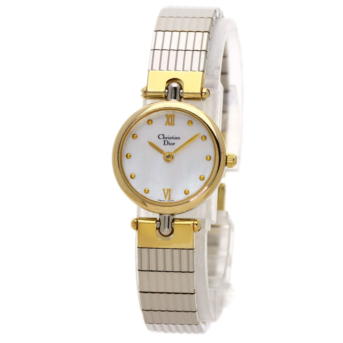 楽天市場】クリスチャンディオール 3025 ラウンドフェイス 腕時計 GP