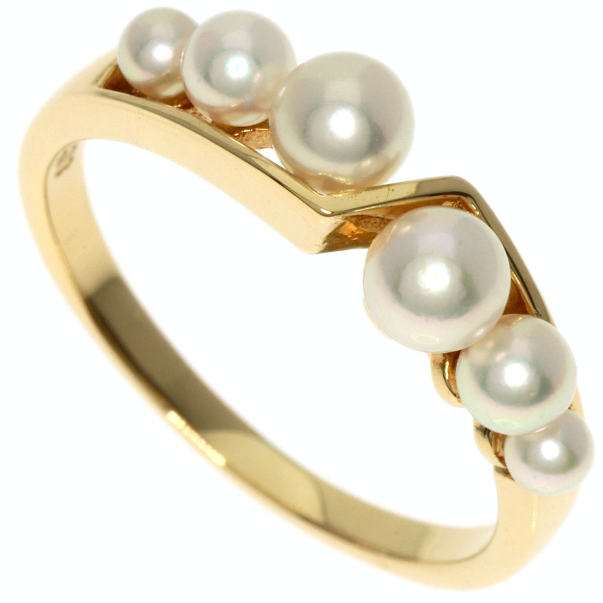 楽天市場】ミキモト ベビーパール 真珠 リング・指輪 K18イエロー