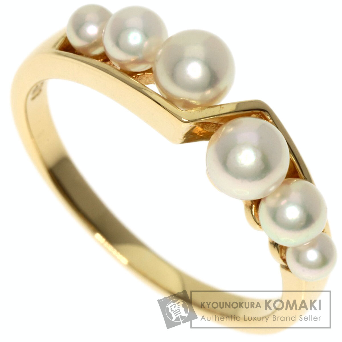 楽天市場】ミキモト ベビーパール 真珠 リング・指輪 K18イエロー