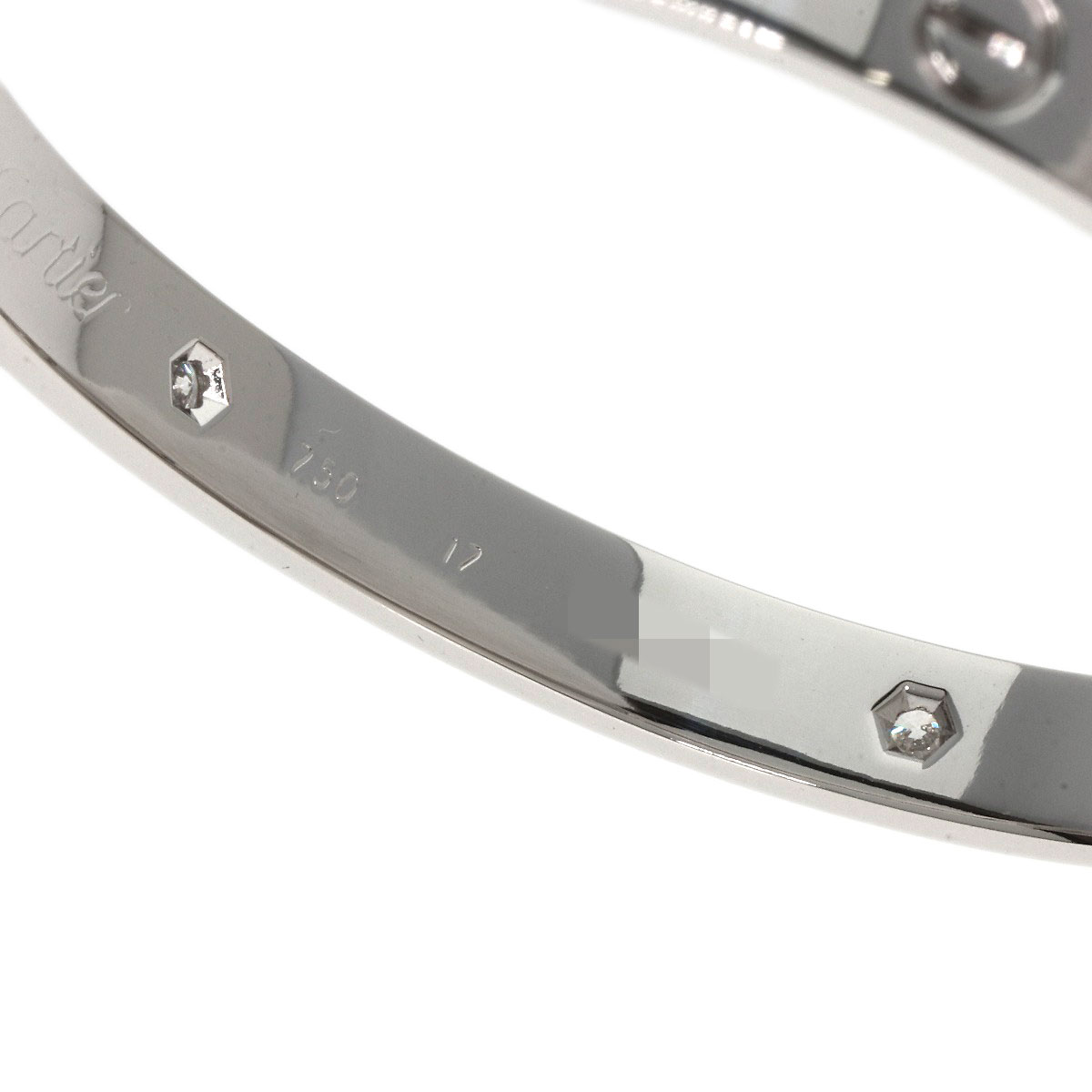 楽天市場】カルティエ ラブブレス ハーフ ダイヤモンド #17 ドライバー