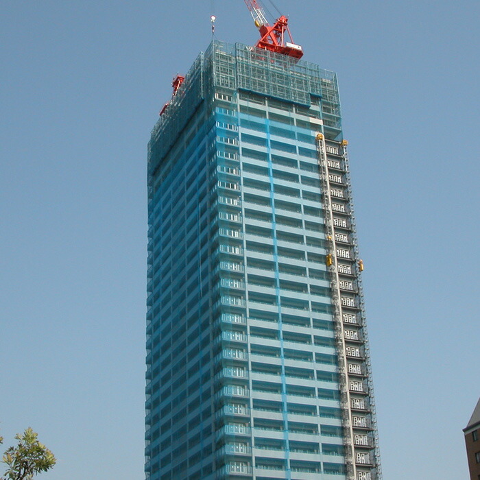 楽天市場】垂直ネット シルバー / ブルー 防炎 7m×7m 仮設工業会認定