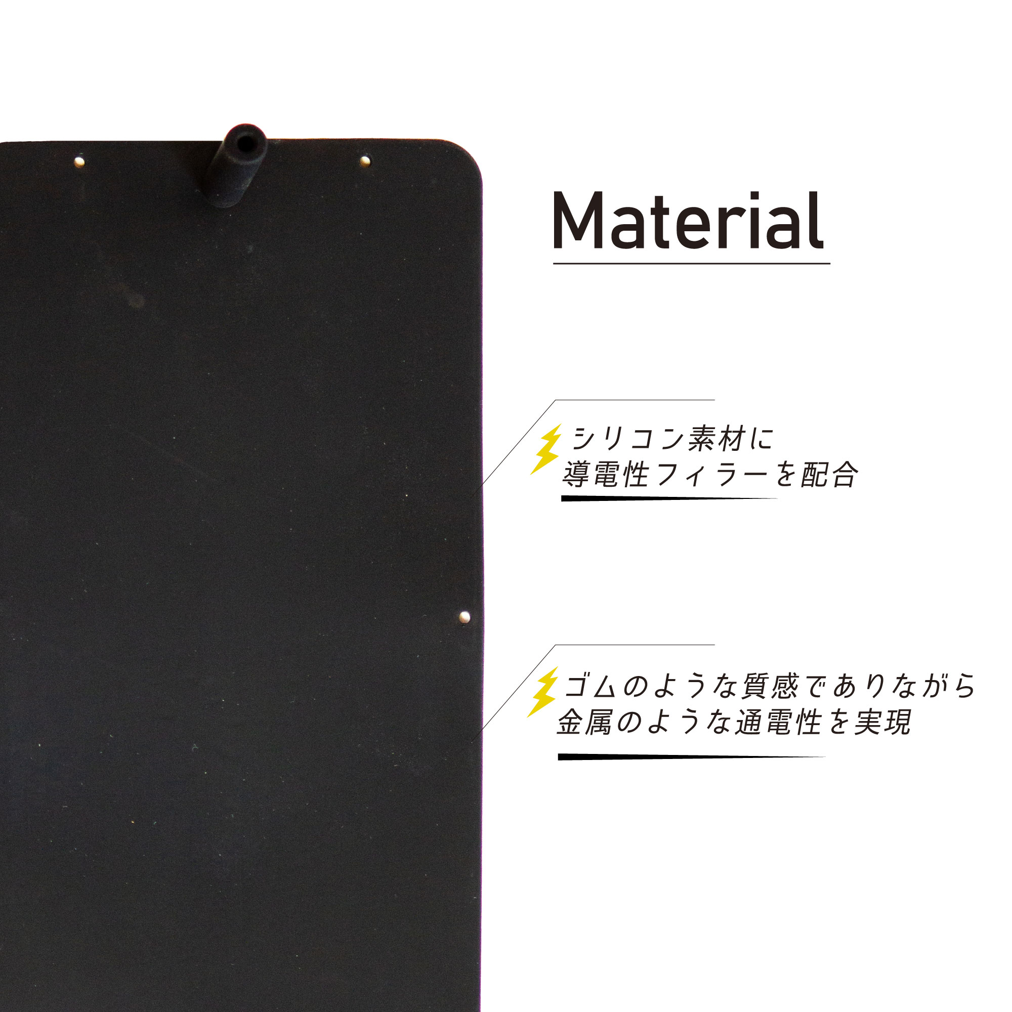 楽天市場】汗切丸 導電性シリコン電極板セット 京都発汗ラボ 手汗 足汗