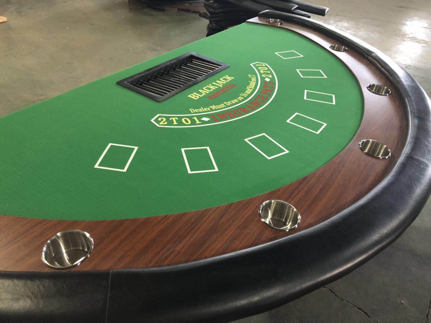 楽天市場】テキサスホールデム 半円テーブル - 7人用ポーカーテーブル