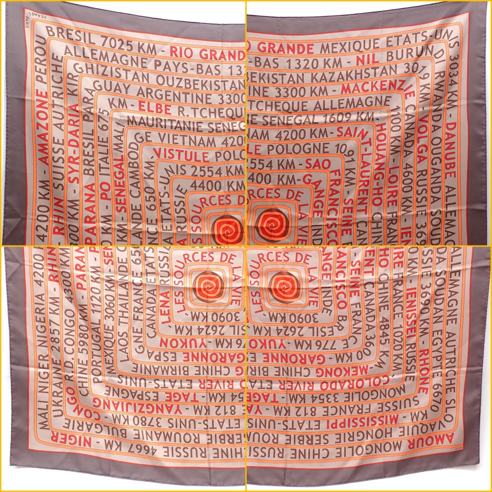 楽天市場】【☆HERMES☆】 エルメス 『カレ90/スカーフ』 《Les