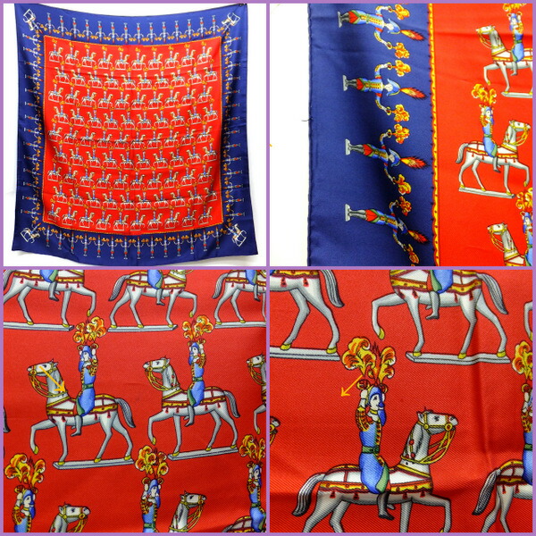 楽天市場】【☆激レア・クリーニング済み☆】 HERMES エルメス 『カレ