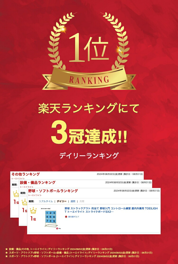 楽天市場】トーエイライト ストライクボードSX2 ストラックアウト 野球