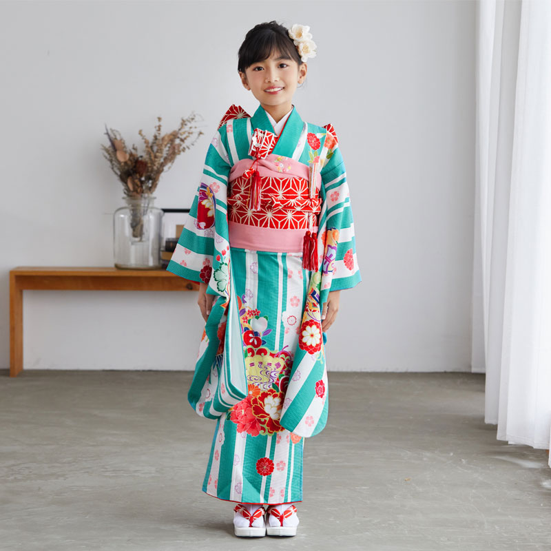 楽天市場】【レンタル】753 七五三 着物 7歳 フルセット 女の子