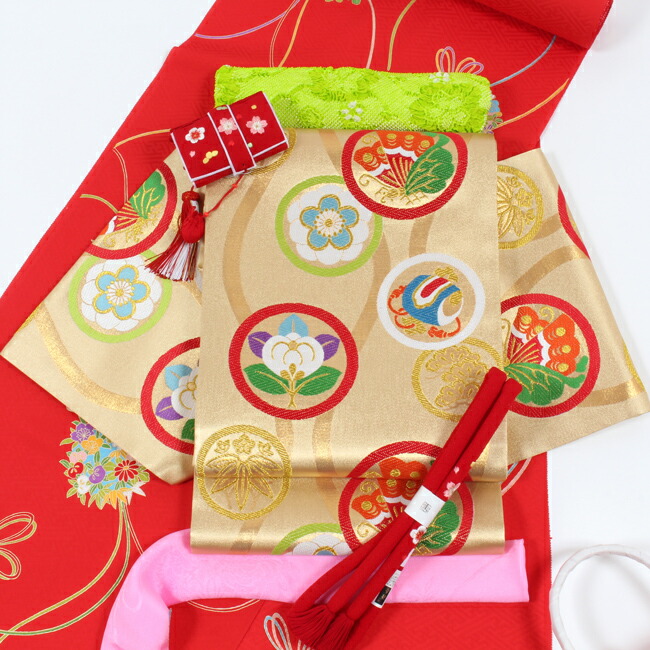 楽天市場】【2/26まで☆エントリーでP3倍】七五三 祝帯 正絹 【西陣織