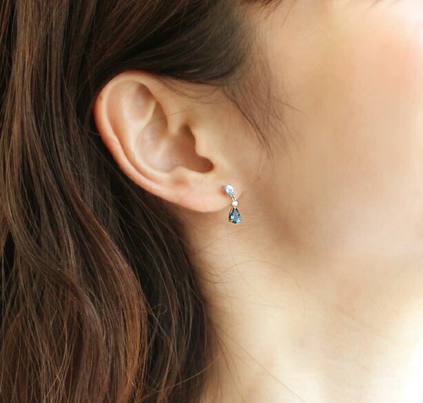 楽天市場】【最短当日出荷】 ロンドンブルートパーズ K10 ホワイト