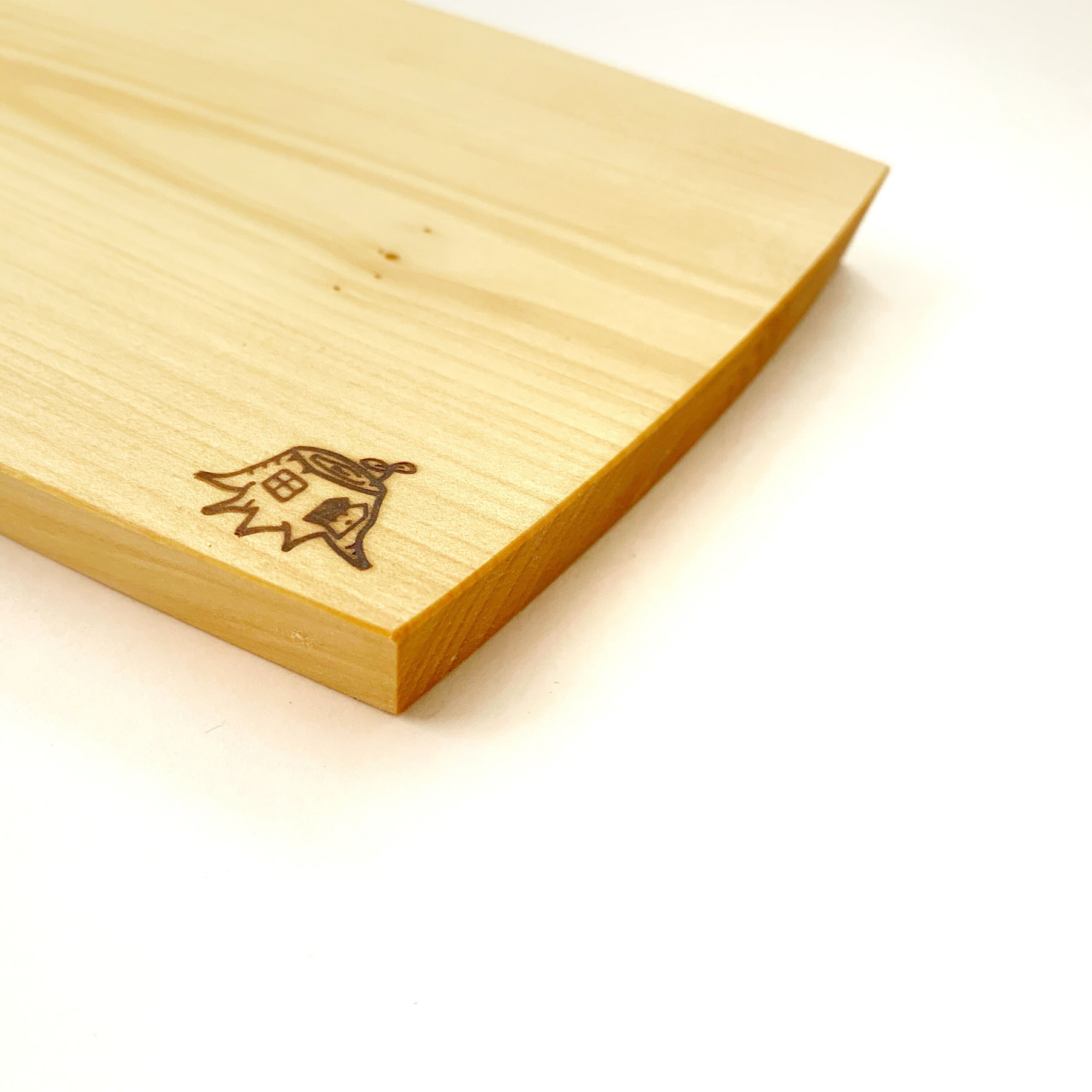 楽天市場】選べる4サイズ いちょうの舟形カッティングボード 銀杏