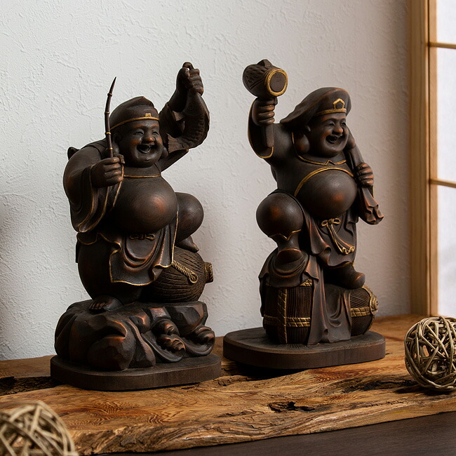 楽天市場】【特典あり】定額山壽量院 御祈開眼 恵比寿大黒天 古美彩色