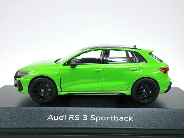 楽天市場】AUDI特注 1/43 アウディ RS3 スポーツバック (グリーン